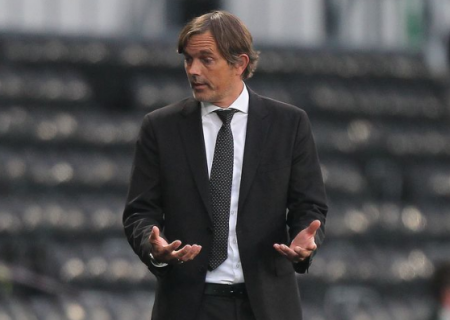 Phillip Cocu's striker move trusts as dubious call overwhelms Derby County rout 